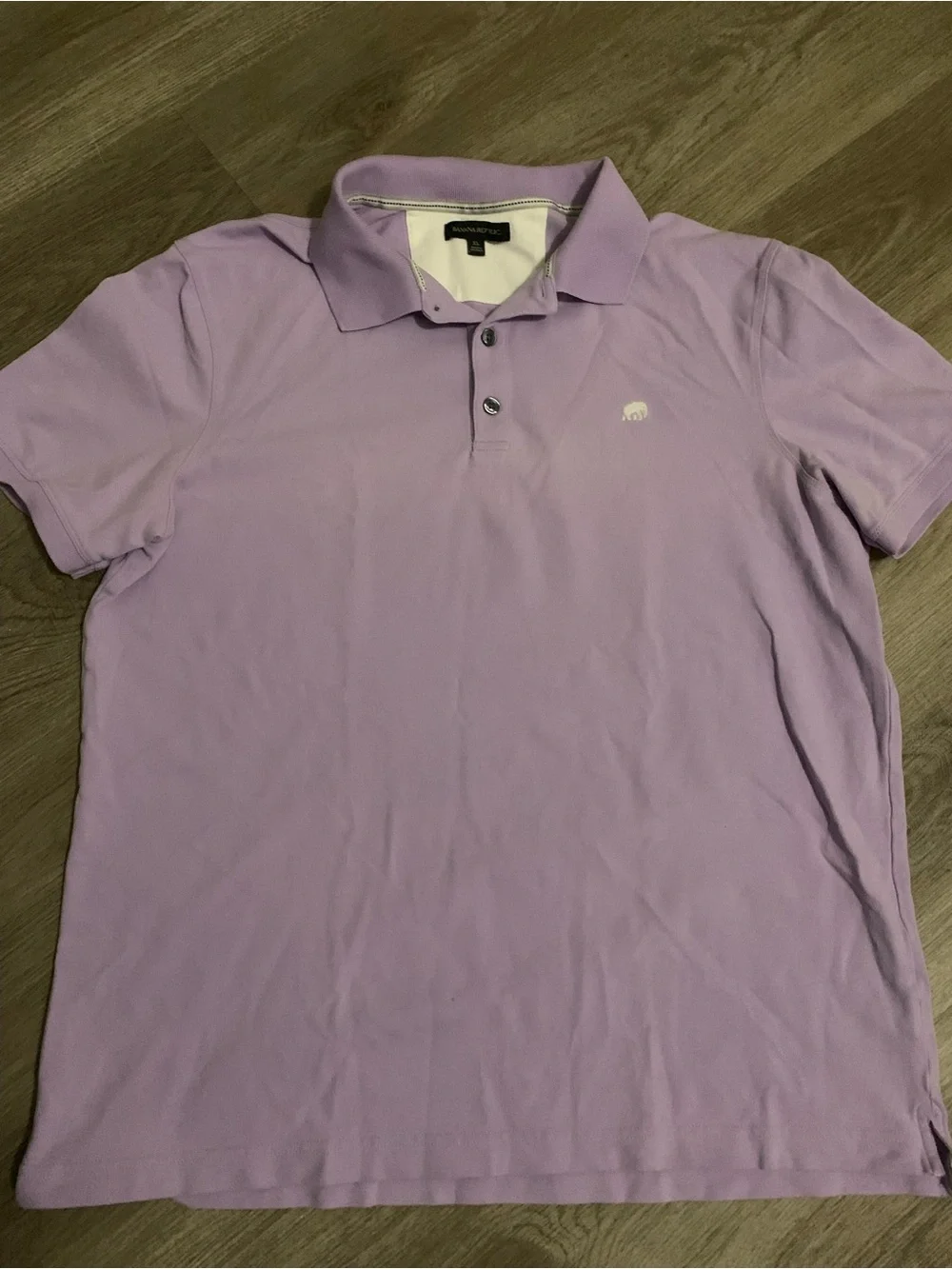 Men's Banana Republic Lavender Polo Shirt Xl